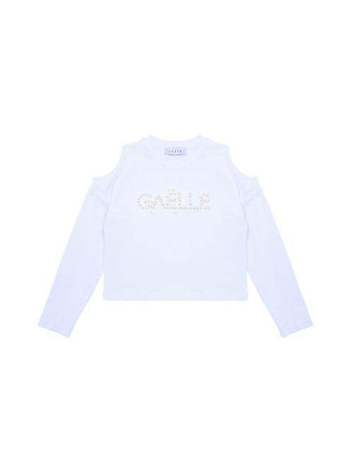 T-shirt, bambina, logata. GAELLE PARIS | 2741M00623WH